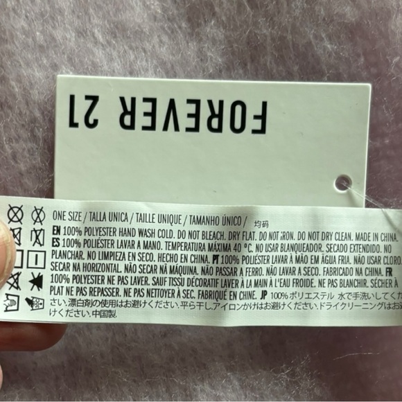 One Size Lavender Cozy Scarf - Picture 6 of 7